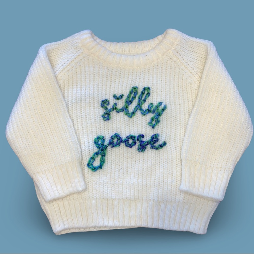 Baby sweater customized